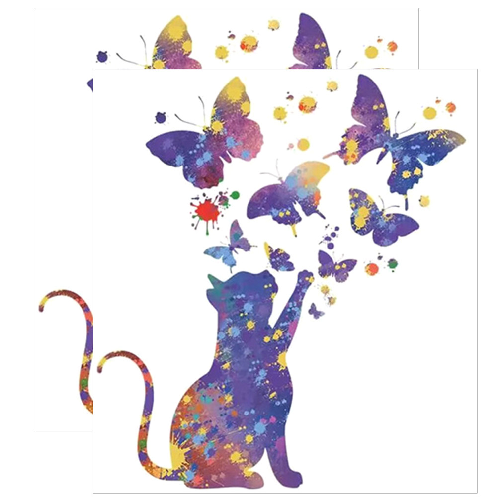 Home Decor Cat - 2 vellen Home Decor Butterfly Nursery