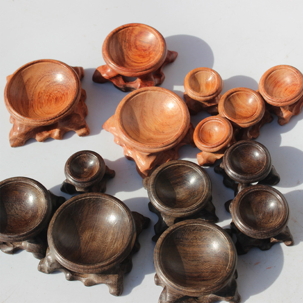 Home Decor Modern Organic - Zure tak houten displaystandaardbasis voor kristallen