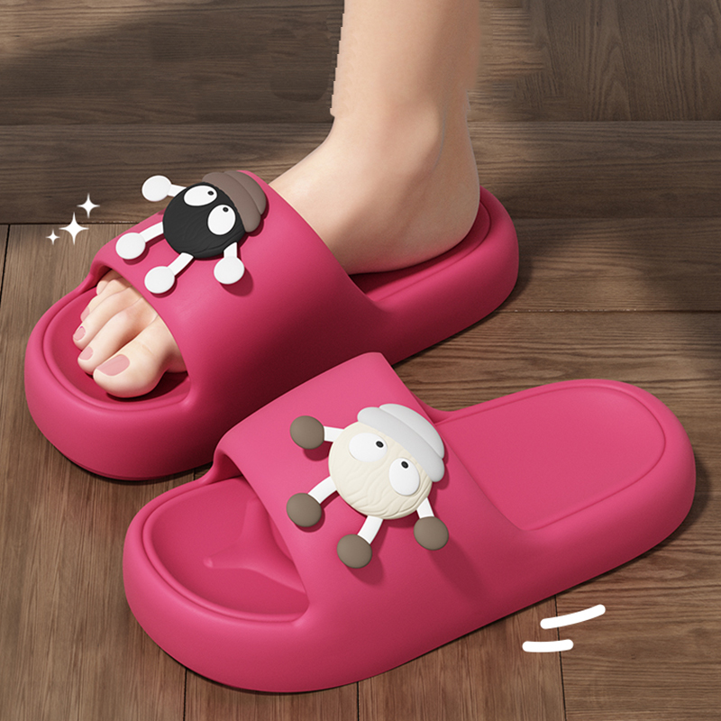Home Decor Outside - Mooie Cartoon Platform Slippers Dames Zomer