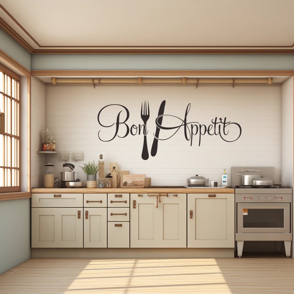 Home Decor App - 1 Pc Bon Appétit Met Vork