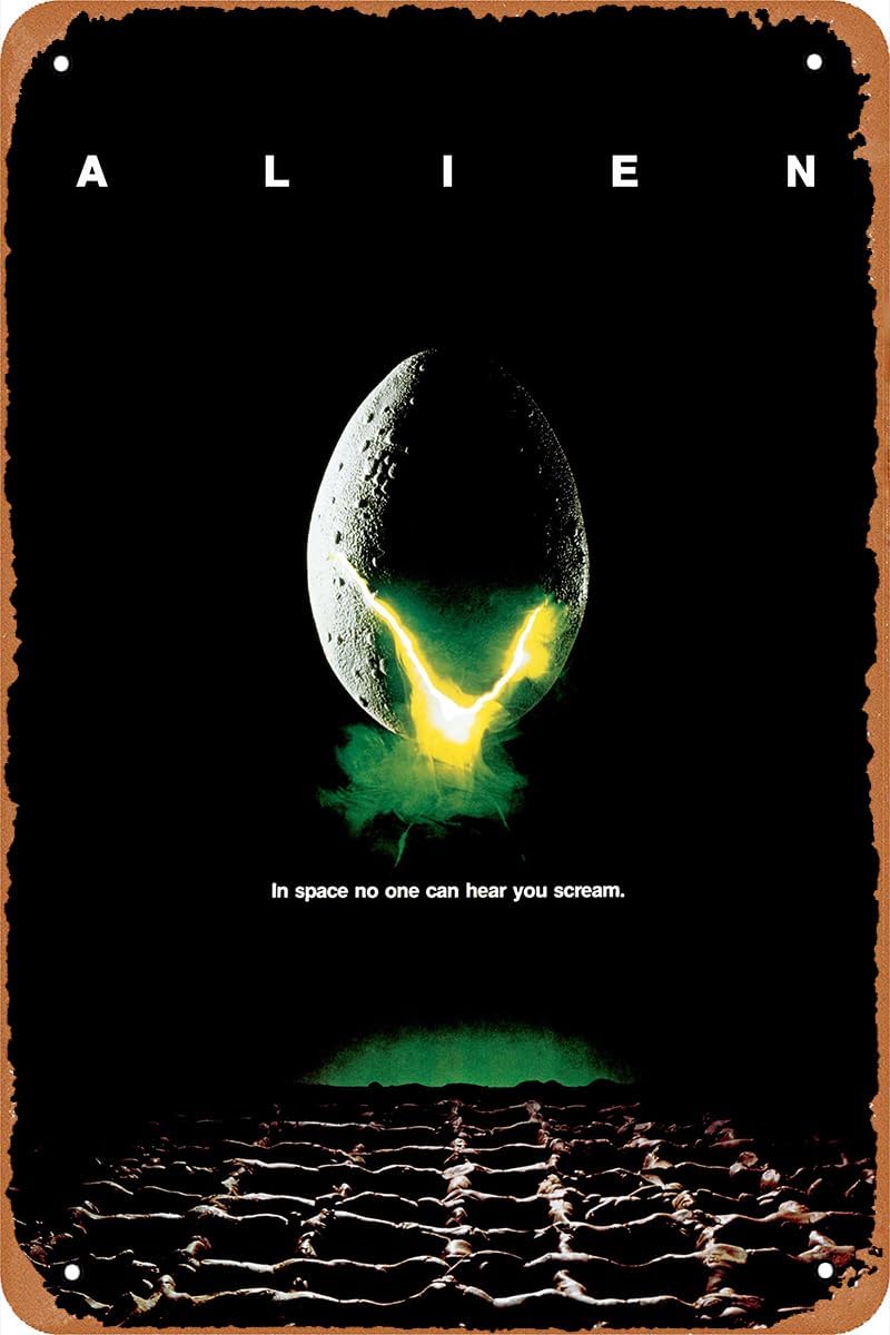 Home Decor Logo - 1p, Alien (1979) Filmposter Vintage blikken