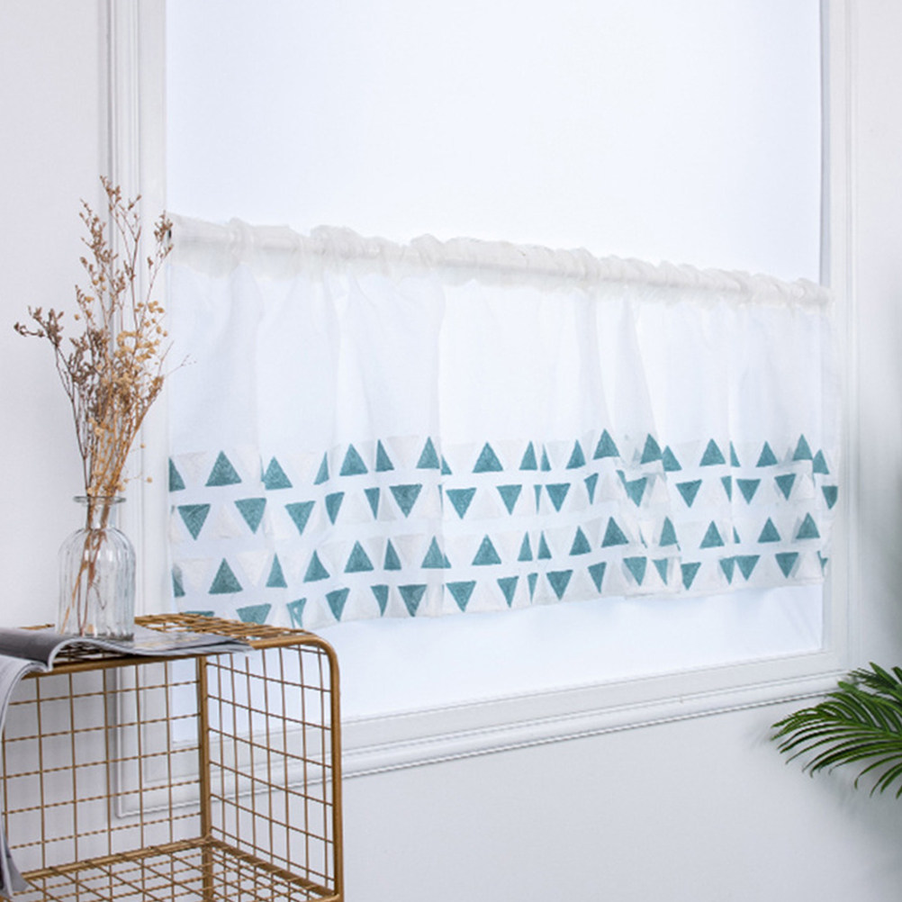 Home Decor Curtains - Halve gordijn voor raam, kort, delicaat