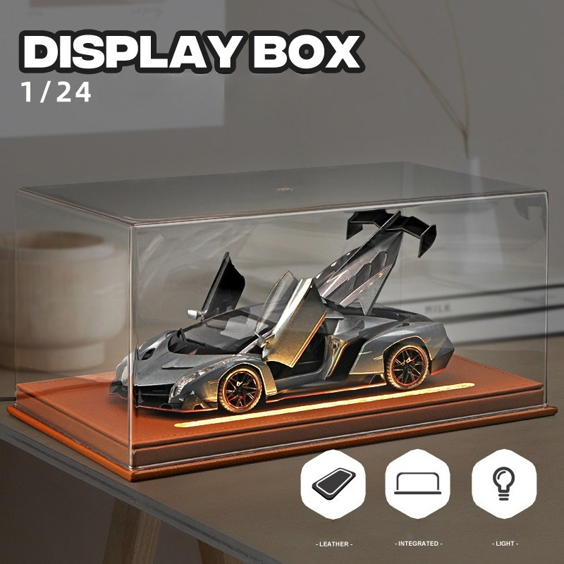 Home Decor Mod - Acryl displaydoos met licht voor 1:24