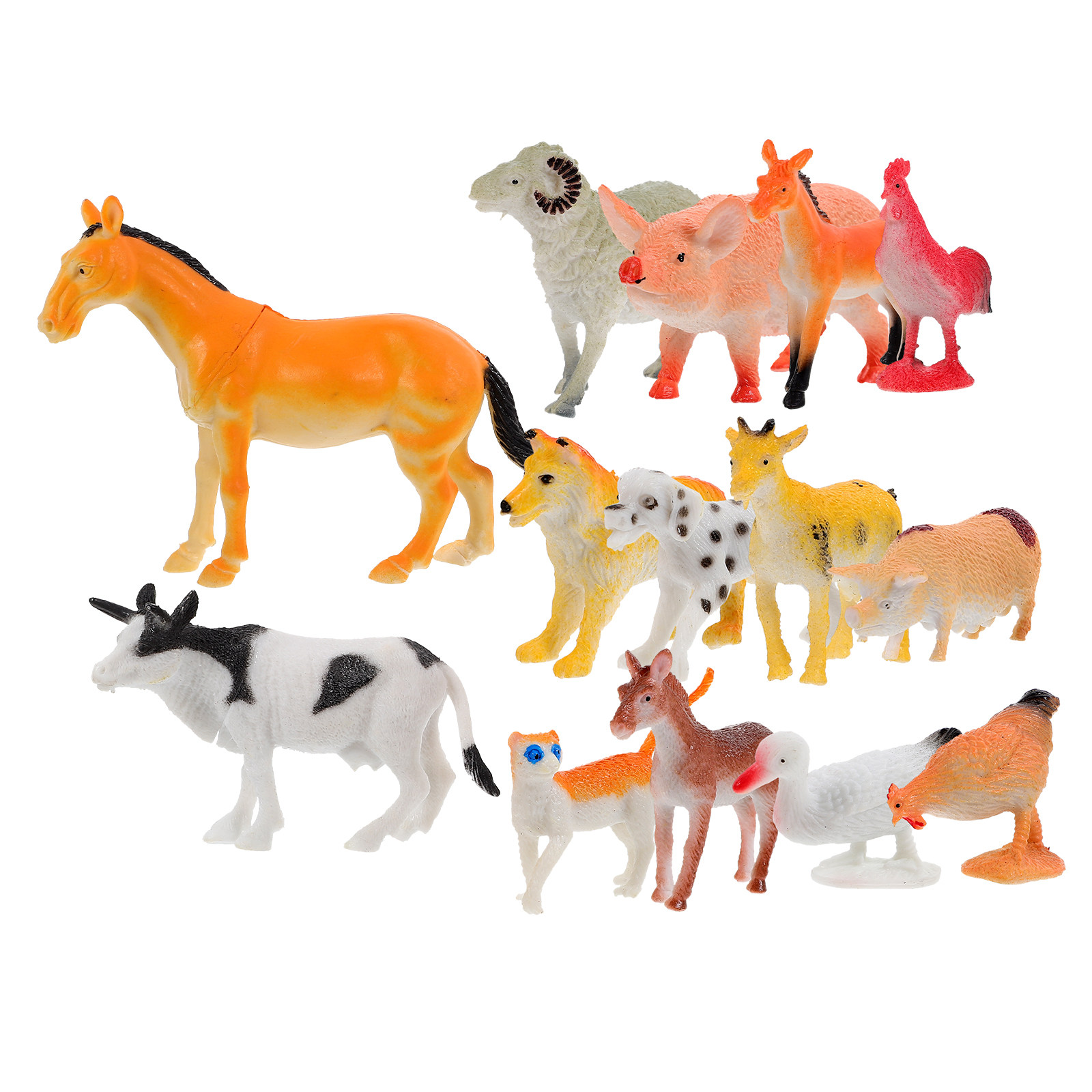 Home Decor Simulator - 14-delige mini-simulatie dierenfiguren, creatief cadeau voor