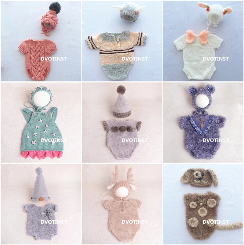 Yarn Home Decor - Pasgeboren Baby Fotografie Props Gehaakte Gebreide