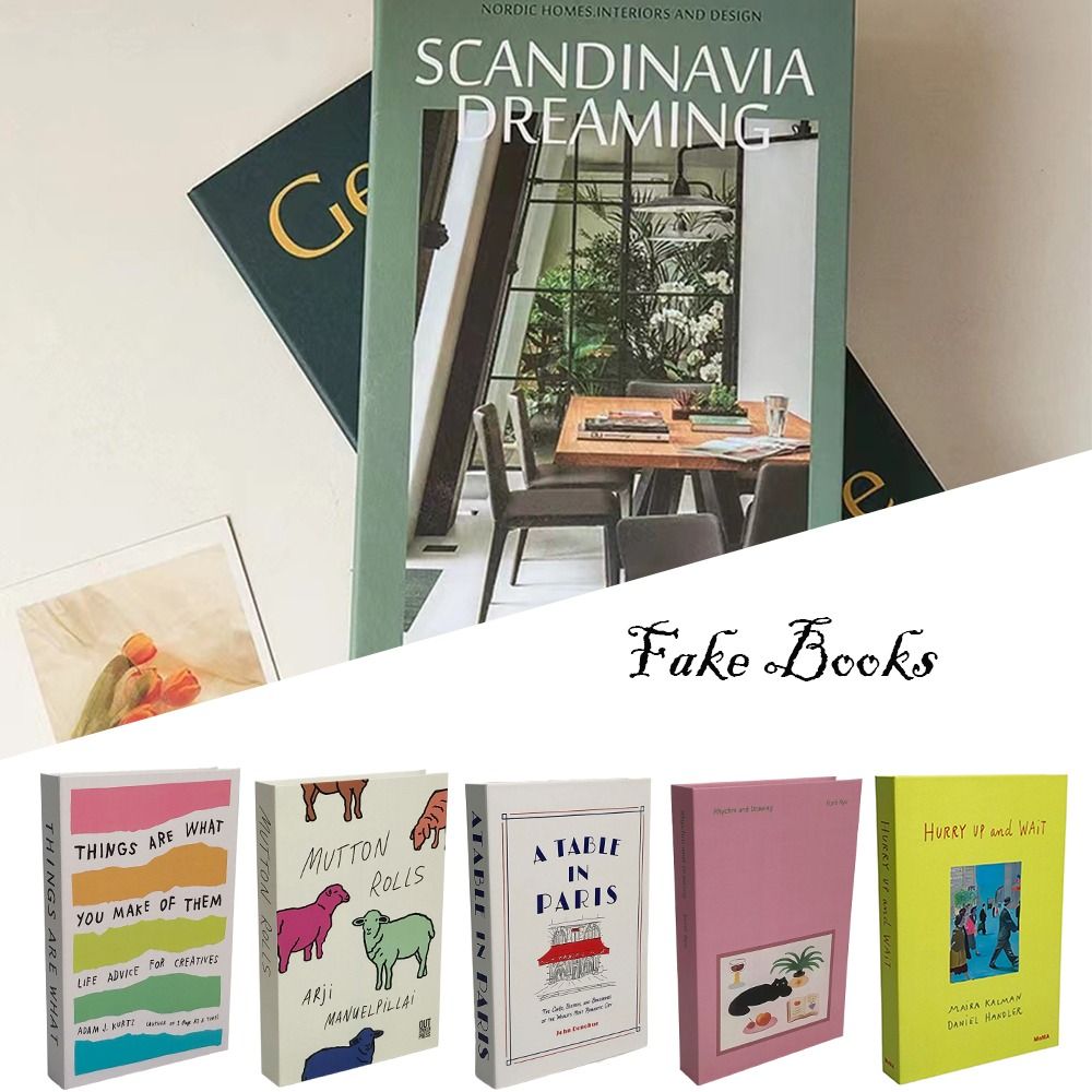Home Decor Catalog - Mode Woondecoratie Nep Boeken Moderne Stijl