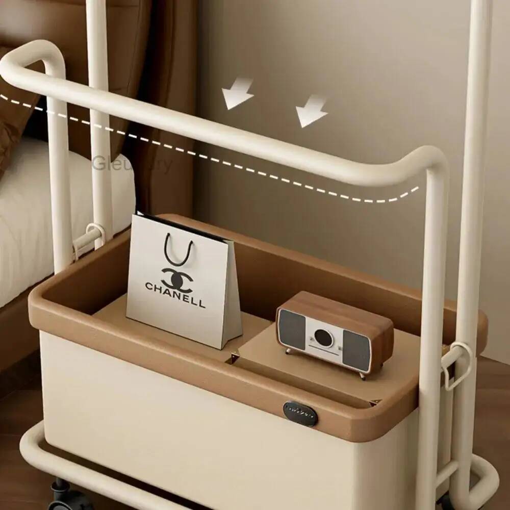 Home Decor On Wheels - Stijlvolle wielen op metalen esthetische kledingrek,