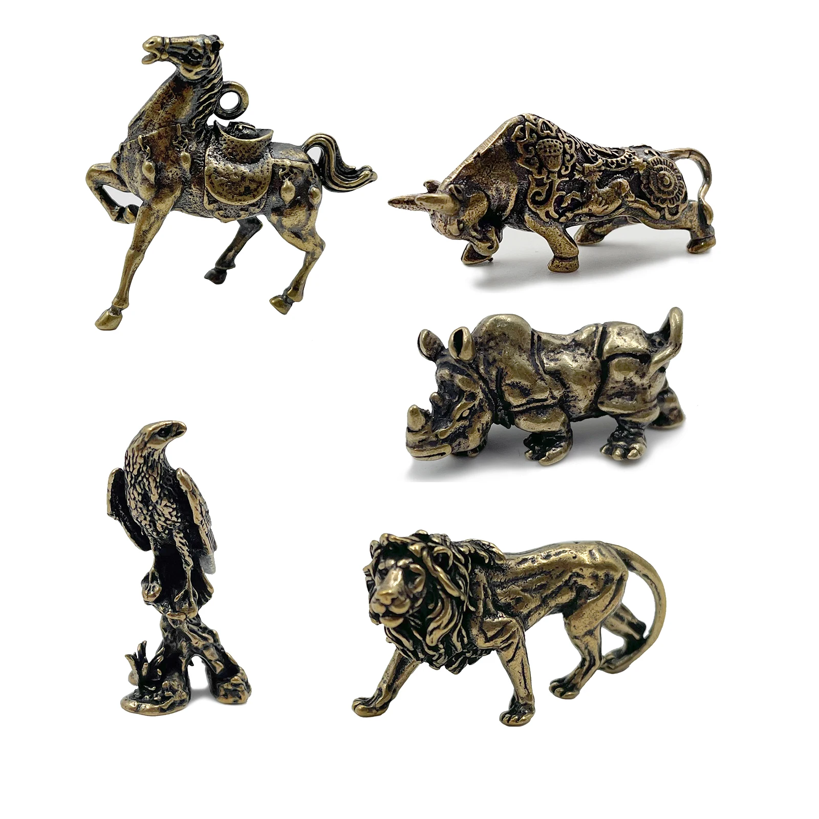 Home Decor Modern Organic - Vintage koperen dieren adelaar Lion King