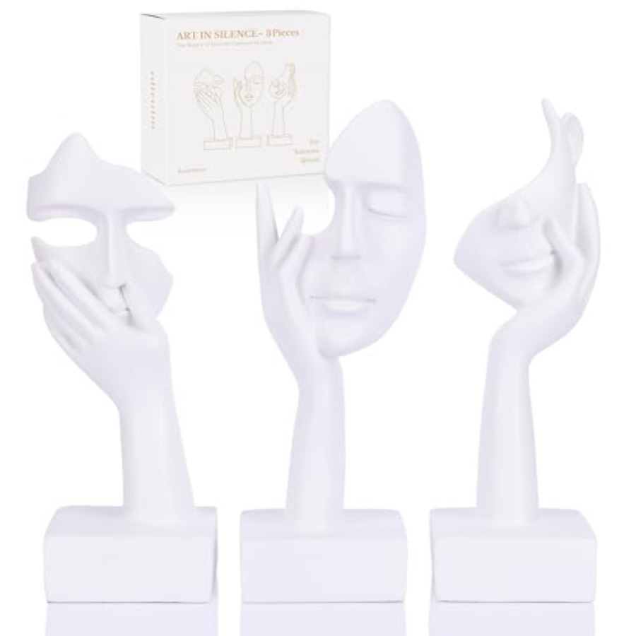 Home Decor Statue - Denker Groot Beeldenset - Kunst Abstracte