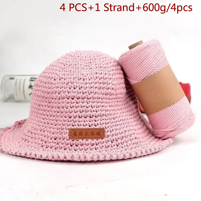 Yarn Home Decor - 4 STUKS 2mm Zacht Garen Handbreigaren