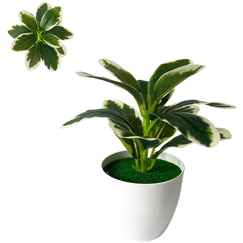 Home Decor Location - Kunstmatige groene plant in pot, ontworpen