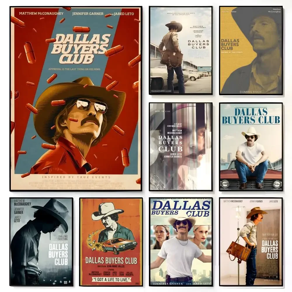Home Decor Dallas - d-Dallas Buyers Club Poster Amerikaanse filmmuurschildering