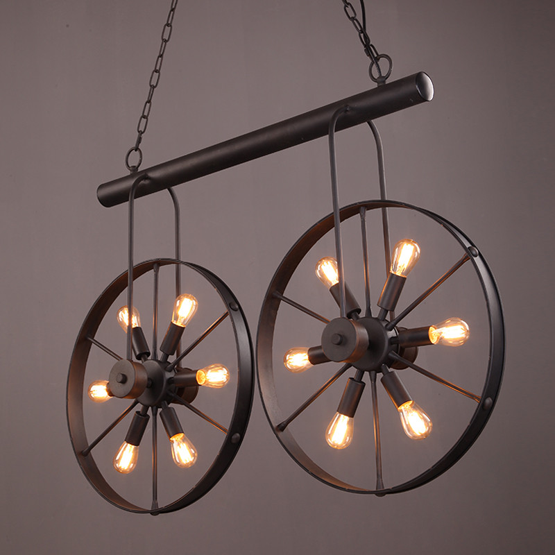 Home Decor On Wheels - Retro Vintage Wielkroonluchter café restaurant bar