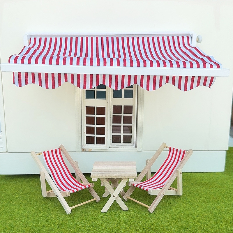 Home Decor Simulator - 1/12 Poppenhuis Simulatie Luifel Model Poppenhuis