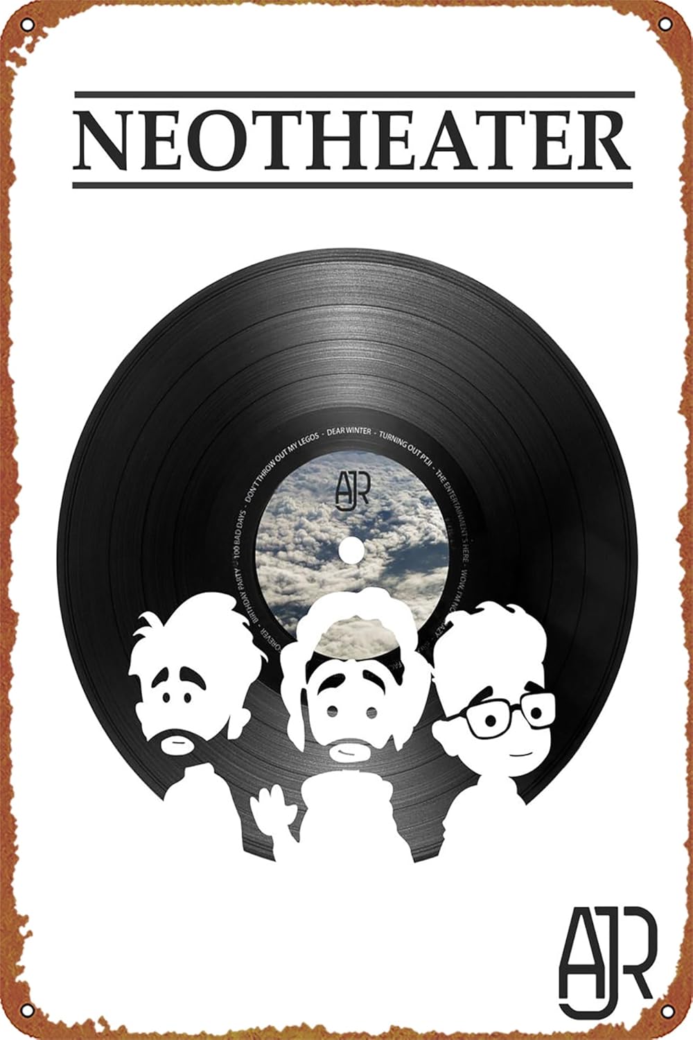 Home Decor Logo - 1p, Albumposter AJR New Theatre Music