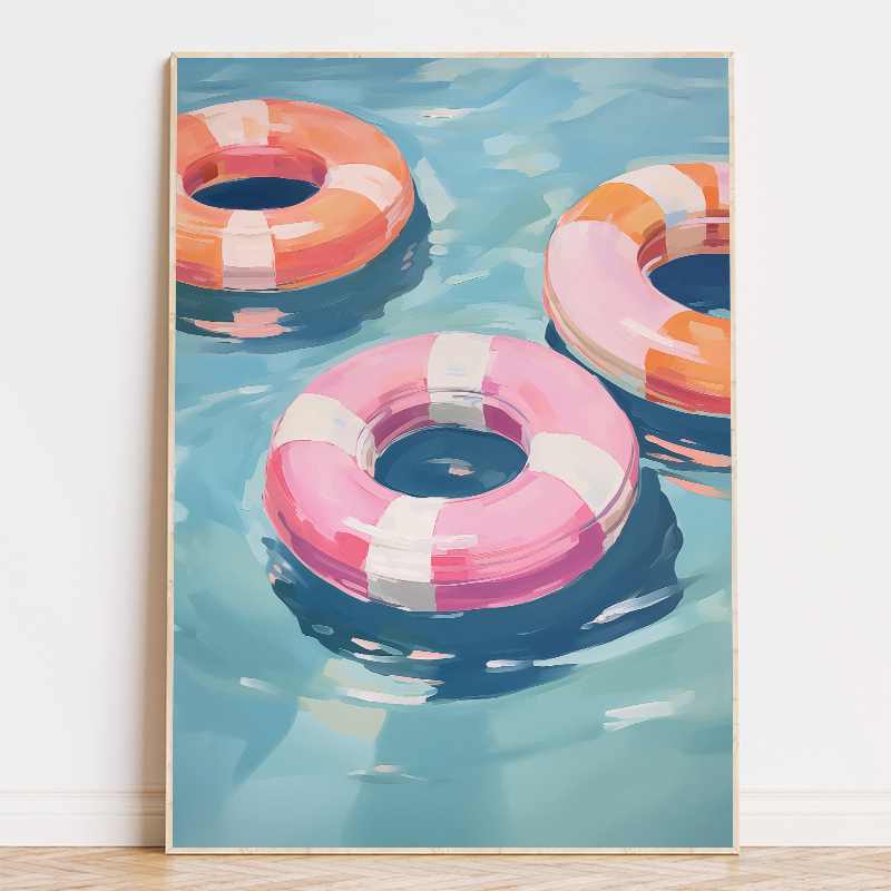 Kleurrijke Pool Float Reddings - Floating Shelves recensie en prijs