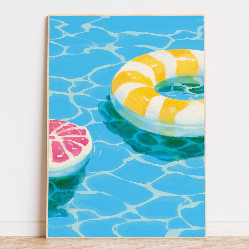 Kleurrijke Pool Float Reddings - Floating Shelves recensie en prijs
