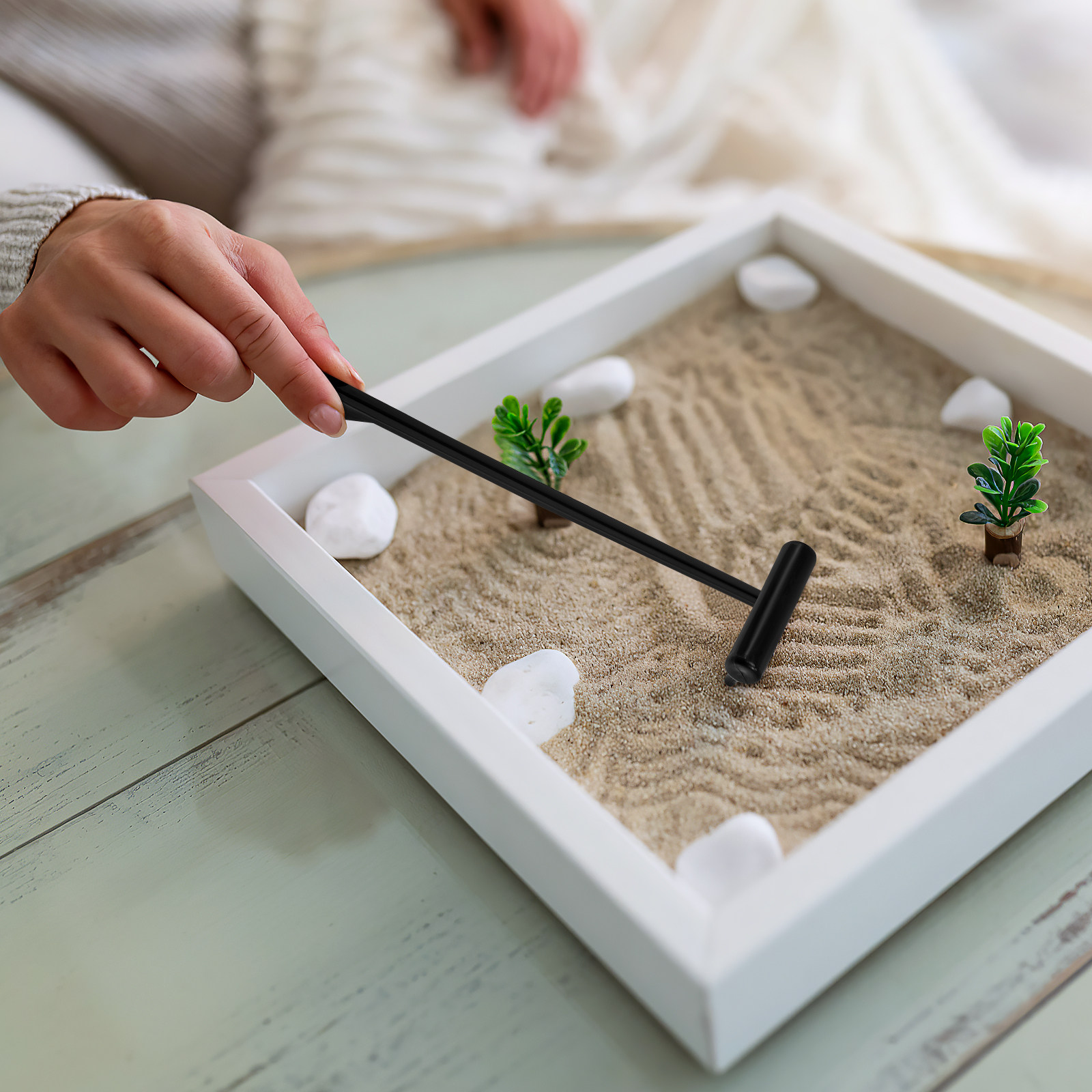 6-delige mini zen-tuin harkens - Home Decor Zen Style recensie en prijs