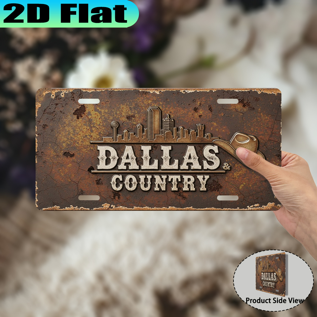 2D Platte Dallas & Country Cow - Home Decor Dallas recensie en prijs