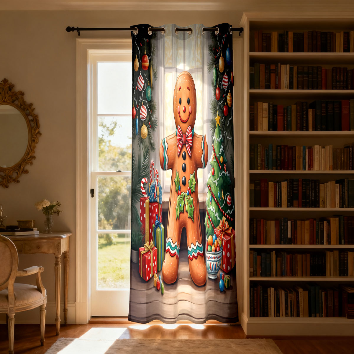 Kerst Gingerbread Man Kerstdec - Home Decor Curtains recensie en prijs