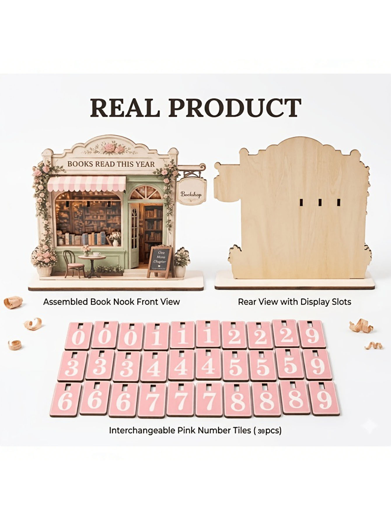 Een set houten retro leestrack - Home Decor Catalog recensie en prijs