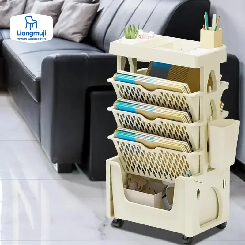 5-laags verplaatsbare boekenpl - Home Decor On Wheels recensie en prijs
