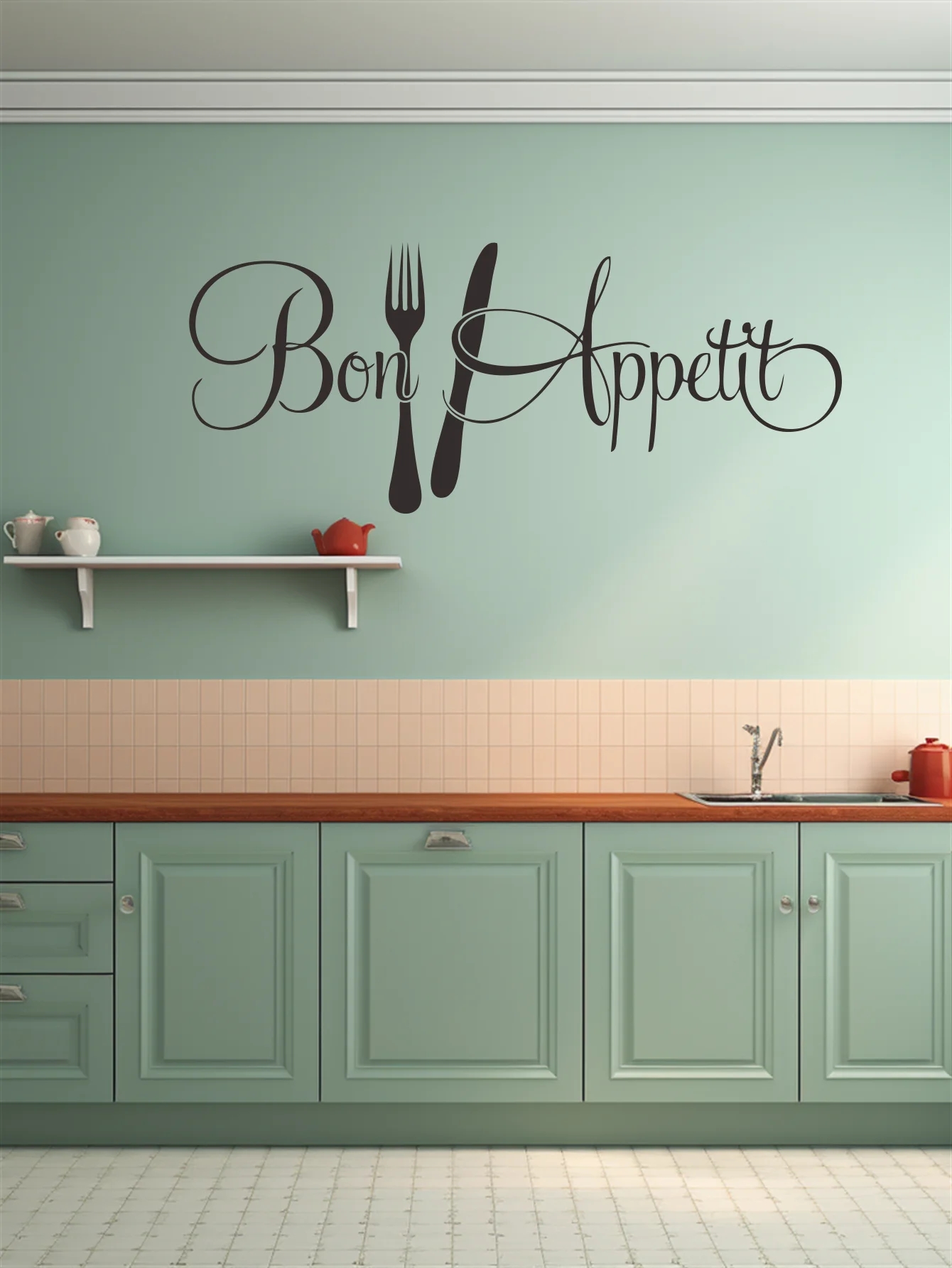 1 Pc Bon Appétit Met Vork En M - Home Decor App recensie en prijs