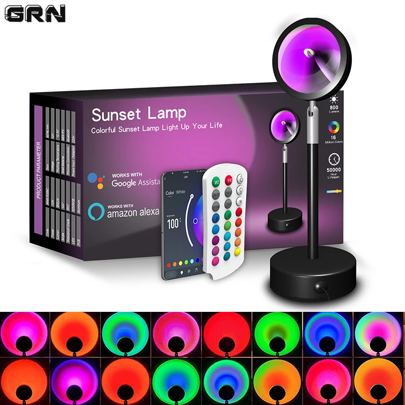 Slimme Led Zonsonderganglamp K - Home Decor App recensie en prijs