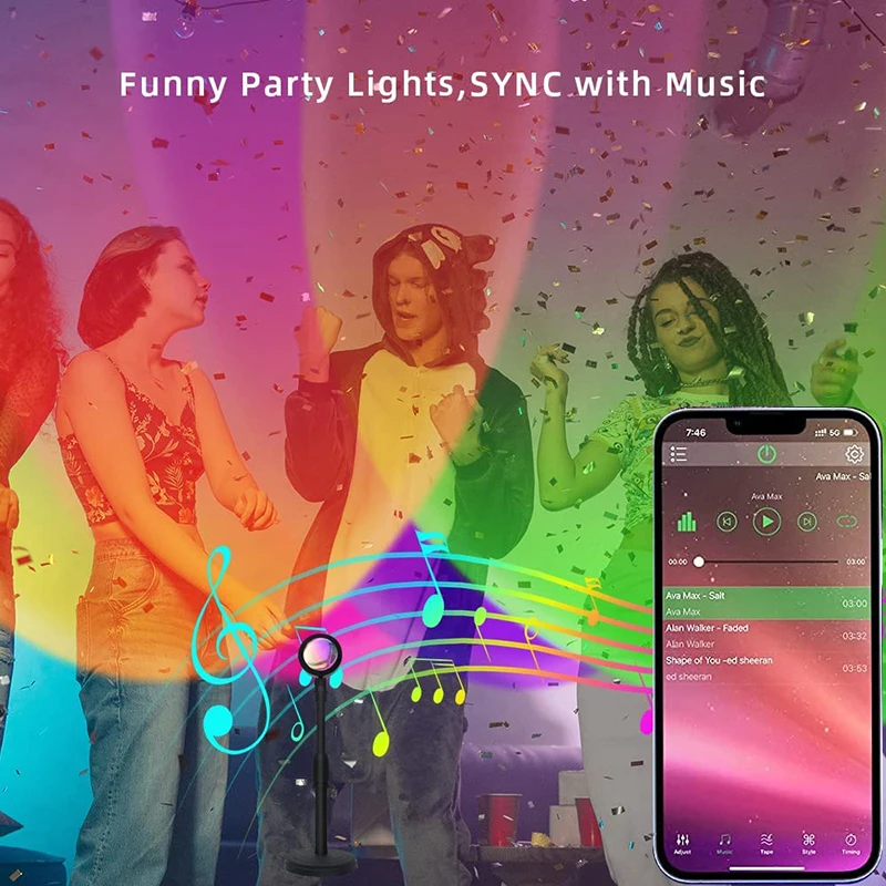 Slimme Led Zonsonderganglamp K - Home Decor App recensie en prijs