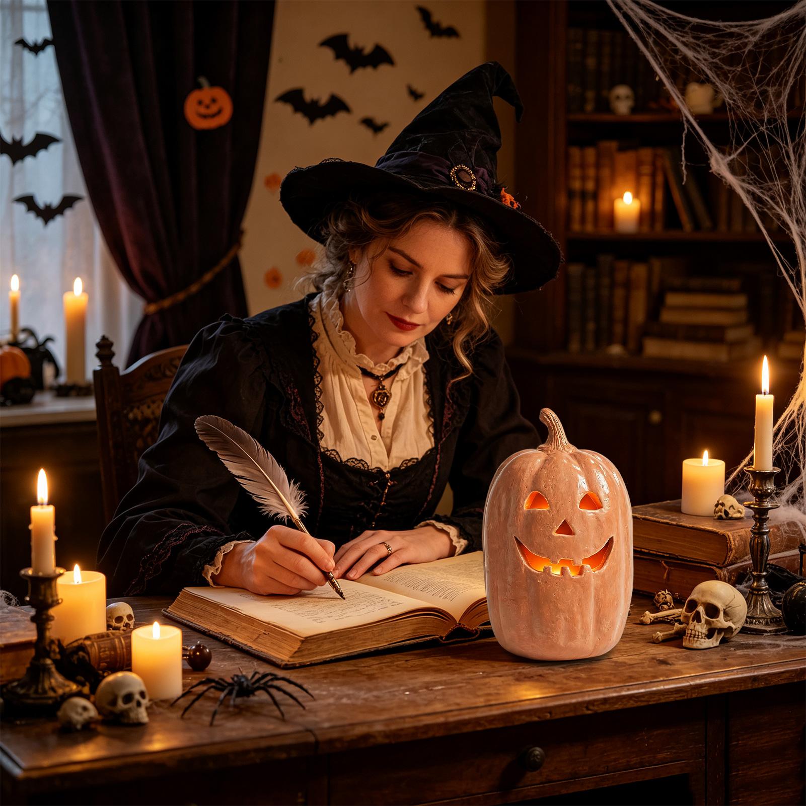 Spookachtige pompoenlantaarns, - Home Decor Halloween recensie en prijs