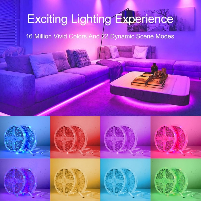 1-20m RGB LED stripverlichting - Home Decor App recensie en prijs