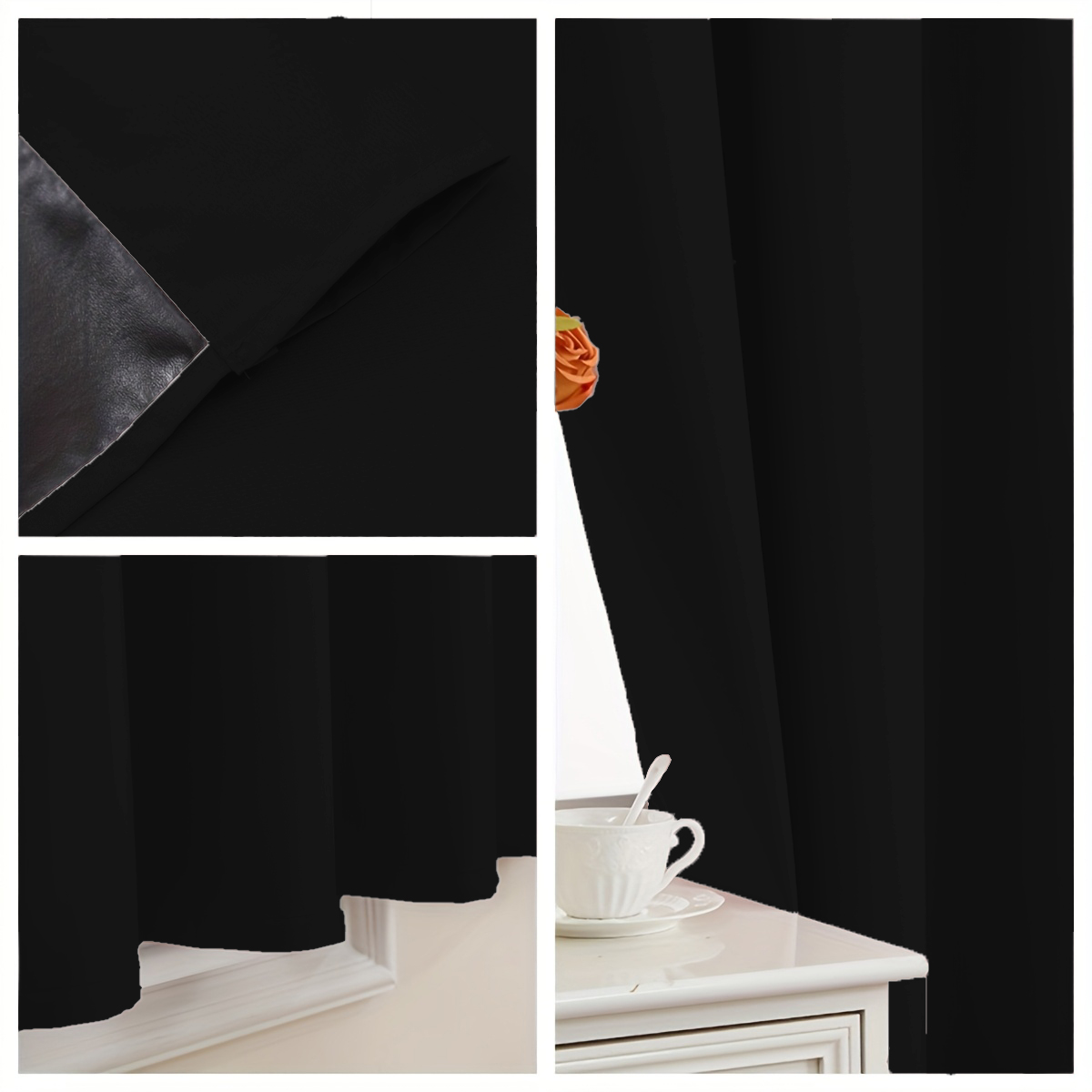 1 stuk eenvoudige effenkleurig - Home Decor Curtains recensie en prijs