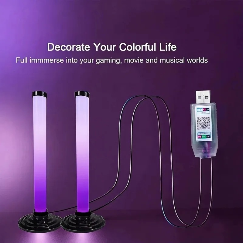 RGB LED-lichtbalk, USB-aangedr - Home Decor App recensie en prijs