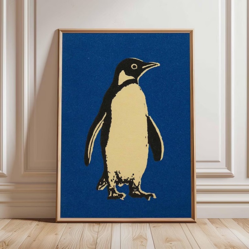 Pinguïn Pop Art Print Minimale - Home Decor Design Ideas recensie en prijs