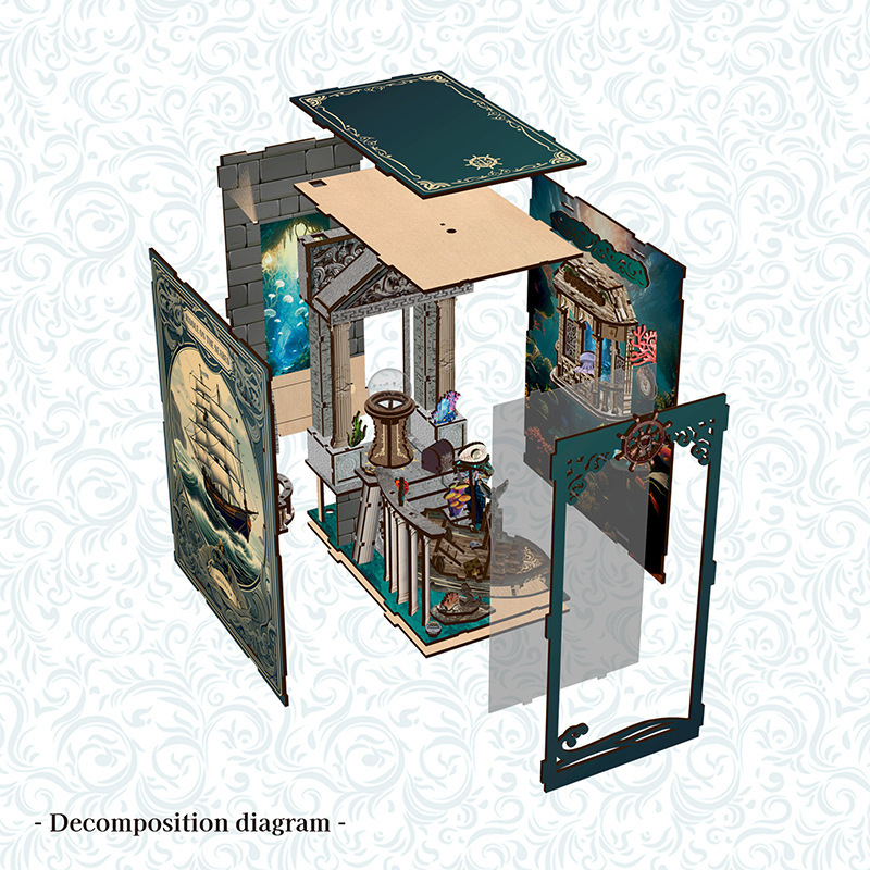 3D Houten DIY Boekensteunpuzze - Home Decor Catalog recensie en prijs