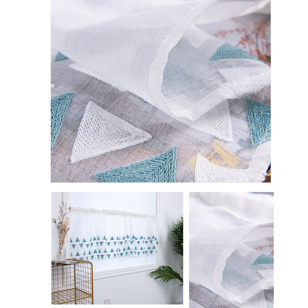 Halve gordijn voor raam, kort, - Home Decor Curtains recensie en prijs