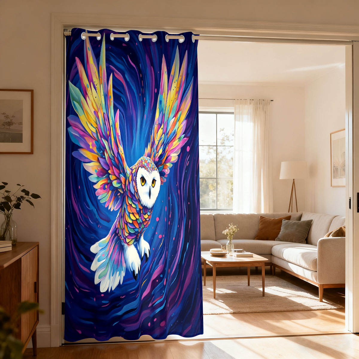 1PC Kleurrijke Sterrenhemel Vl - Home Decor Curtains recensie en prijs