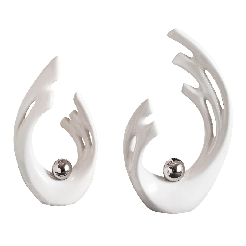 Eenvoudige witte keramische ho - Home Decor Modern Organic recensie en prijs
