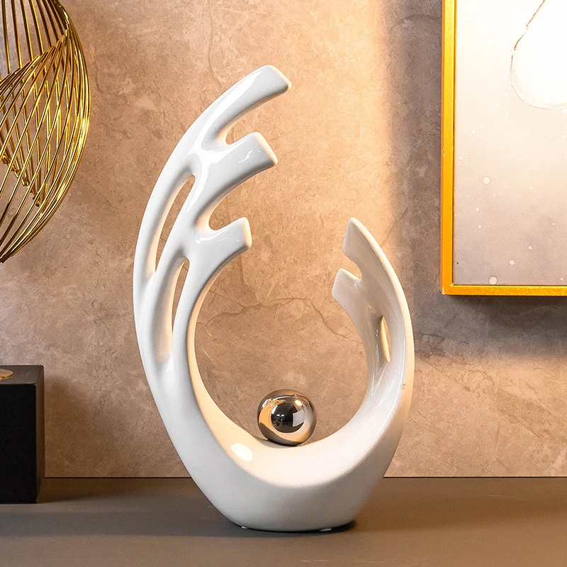 Eenvoudige witte keramische ho - Home Decor Modern Organic recensie en prijs
