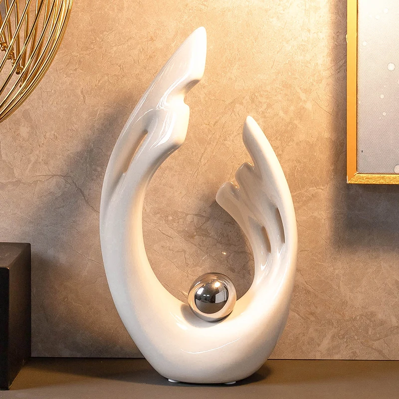 Eenvoudige witte keramische ho - Home Decor Modern Organic recensie en prijs
