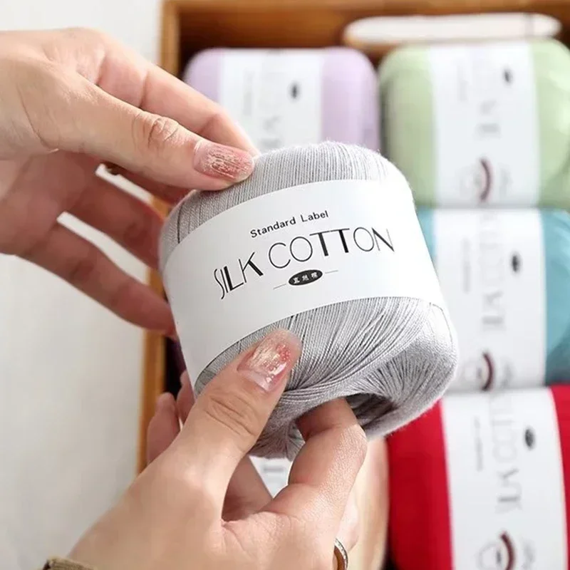 50 g/stk Zijde Kant Katoen Mel - Yarn Home Decor recensie en prijs