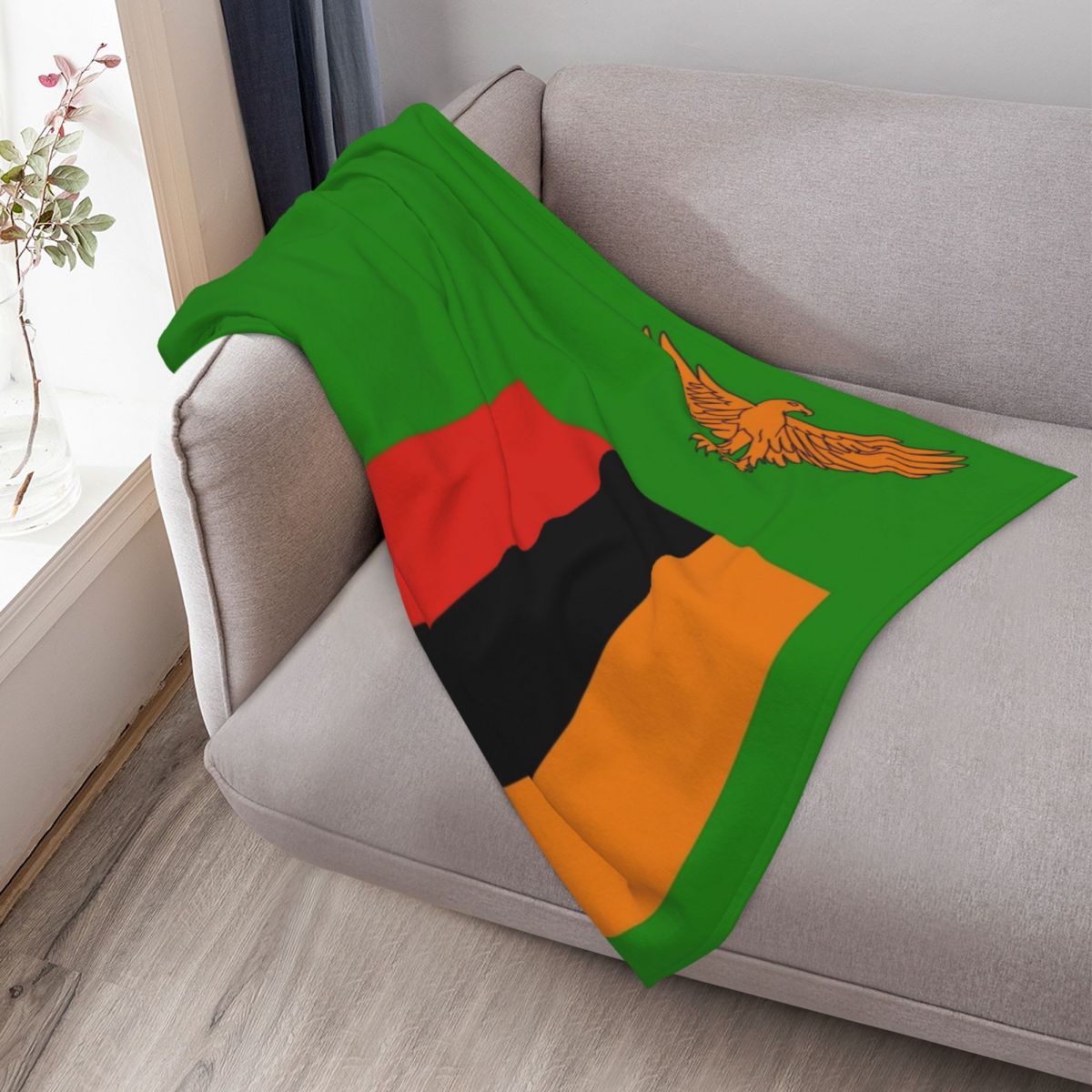 Vlag van Zambia Gooideken Warm - Home Decor Zambia recensie en prijs