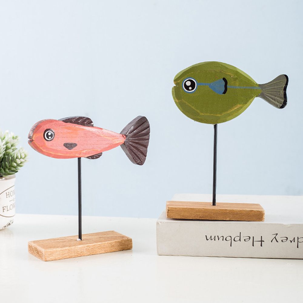 Kleurrijke Houten Vis Beeld No - Home Decor Modern Organic recensie en prijs