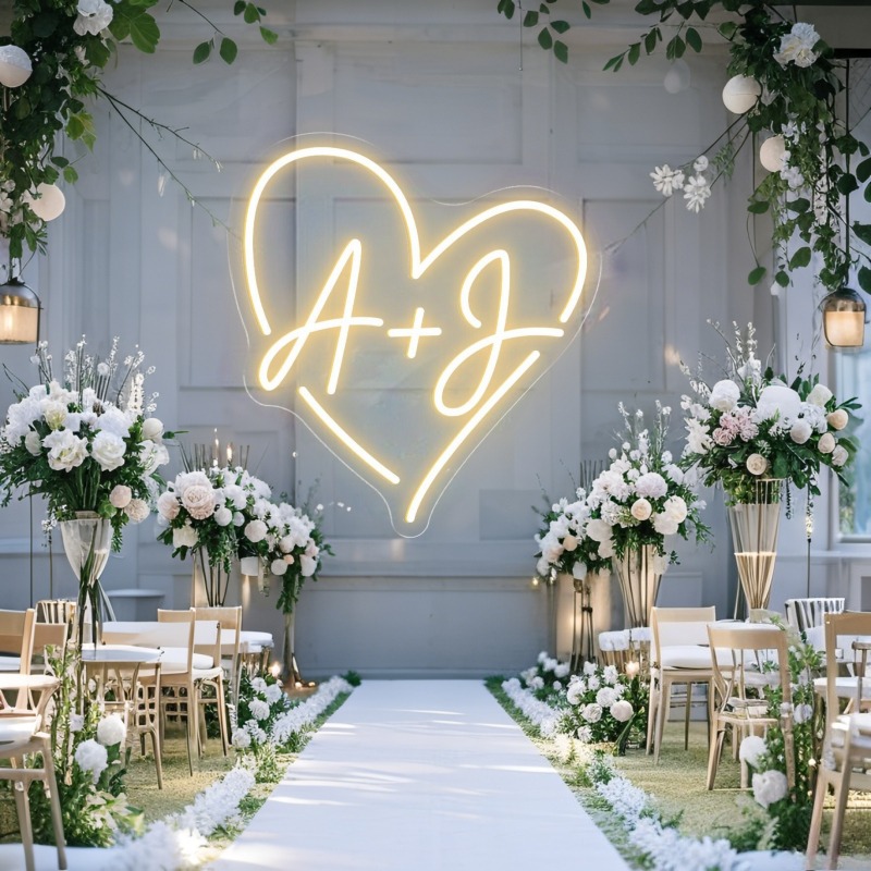 Aangepaste initialen hart LED  - Neon Sign Led Custom recensie en prijs