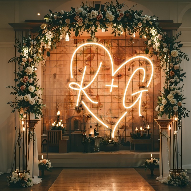 Aangepaste initialen hart LED  - Neon Sign Led Custom recensie en prijs