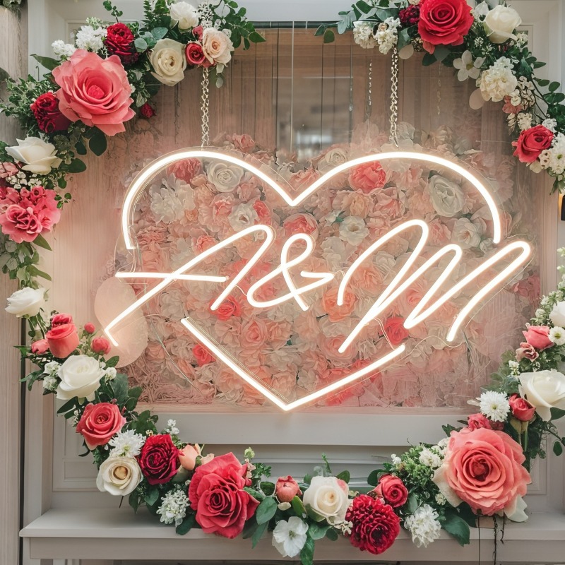 Aangepaste initialen hart LED  - Neon Sign Led Custom recensie en prijs
