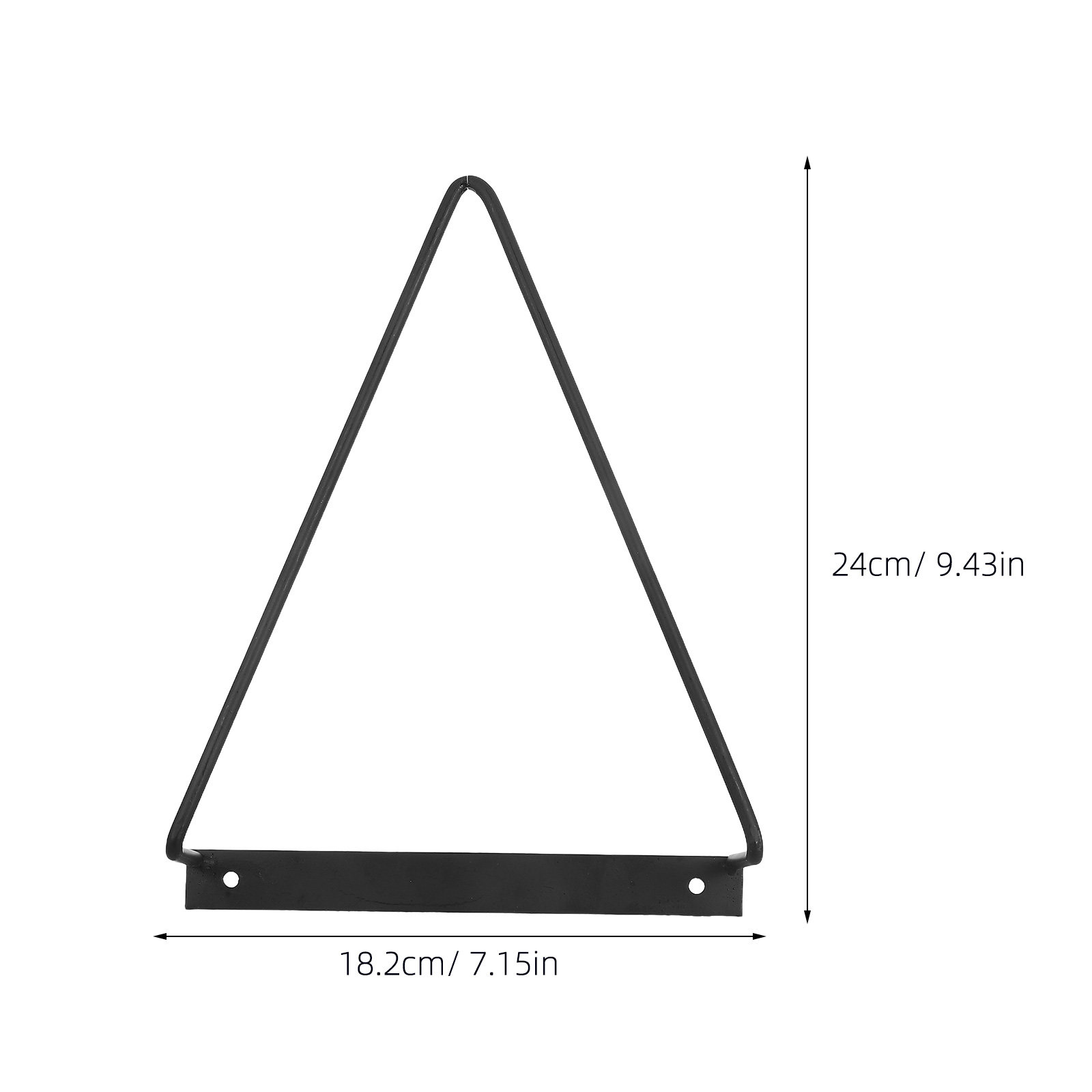 Zwarte metalen wandmontage vin - Floating Shelves recensie en prijs