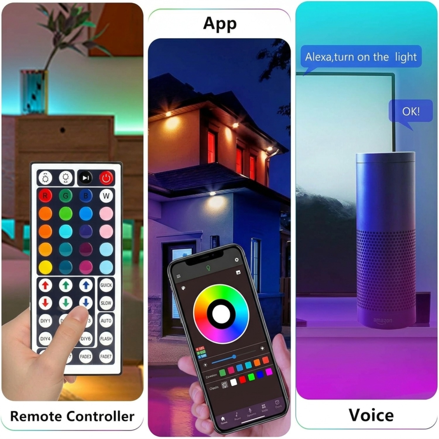 10M 20M 30M RGB LED-strip verl - Home Decor App recensie en prijs