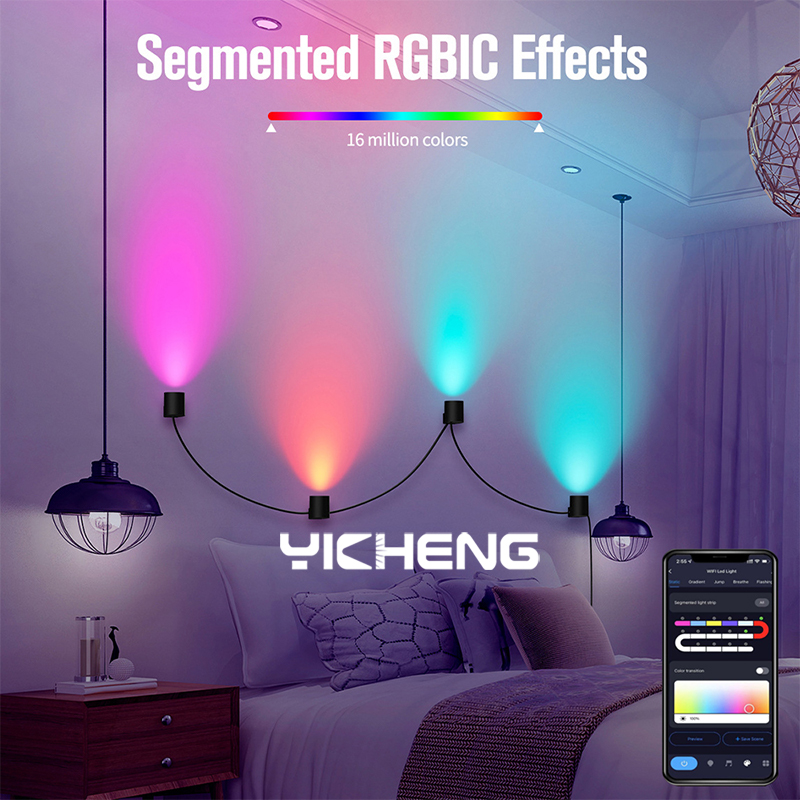 RGBIC Smart Wandlamp TUYA APP  - Home Decor App recensie en prijs