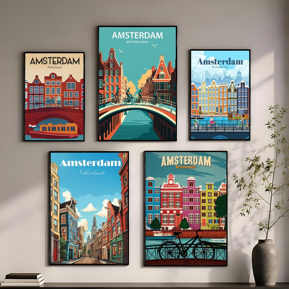 Amsterdam Nederland Poster Per - Home Decor Netherlands recensie en prijs